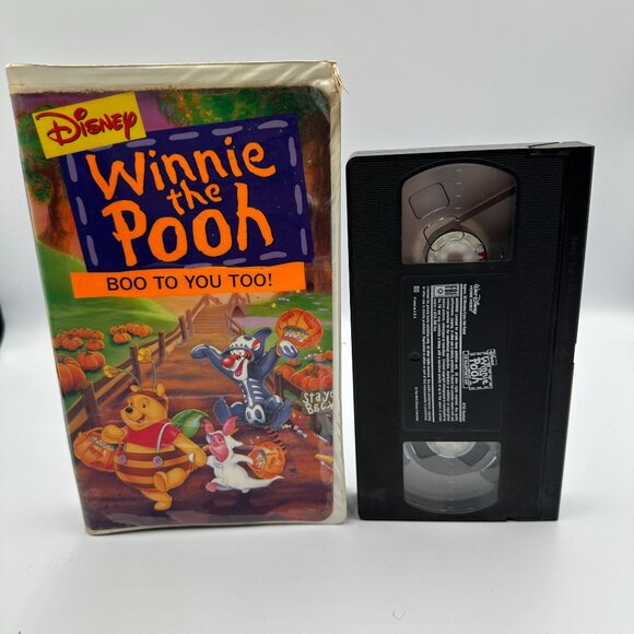 Disney Winnie The Pooh Boo To You Too VHS 1996 Animated Feature Not Rated - Picture 3 of 3